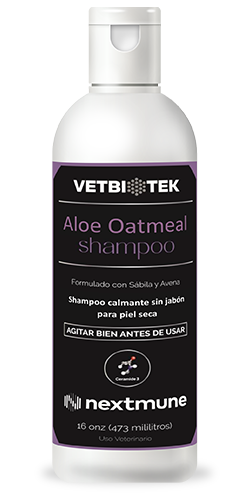 Vetbiotek Aloe Oatmeal Shampoo, Mesag